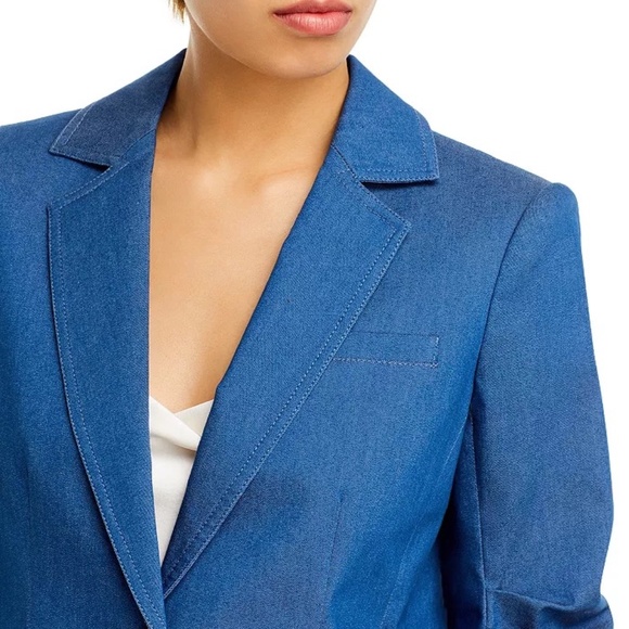 New with Tag Cinq à Sept Denim Khloe Blazer - Size 4 - Picture 12 of 13